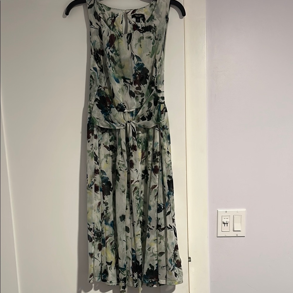 Floral Sleeveless Dress - Multicolor